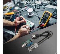 Ph Sensor Kit for Arduino - Ph 0-14 Detection Range Bnc Electrode Probe Calibration Module 220×90×30 Mm 5 V Dc Input Compatible Having Esp32/raspberry Pi(PH KIT)