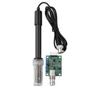 Ph Sensor Set for Arduino - Ph 0-14 Detection Range Bnc Electrode Probe Calibration Module 220×90×30 Millimeter 5 V Dc Input Compatible Having Esp32/raspberry Pi(PH Probe)