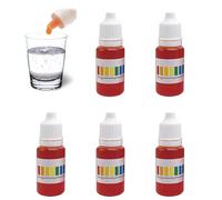 Ph Test Agent,Ph Test Drop,Ph Solution,Practical Water Quality Tester,Ph Water Test Drop,Level Meter,Water Ph Meter,Easy-To-Use Testing Kit,Water Ph Water Tester Solution,Liquid Test for Aquarium 5Pcs