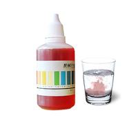 pH Test Drop, Indicator Solution, 50ml Accurate Water Quality Detection Reagent, Easy-To-Use Liquid Tester for Aquarium, School, Home, Pool Monitoring, Red
