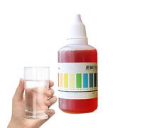 pH Test Liquid Drops - 50ml pH Detection Reagent for Aquarium,Aquarium Water Quality Detection Agent for Home School, Swimming Pool Analysis Reagent