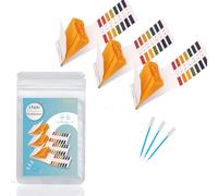 pH Test Strips, 240 Strips Full Range 1-14 Universal pH Litmus Paper Soap Making Testing Strips for Water Wine Saliva Urine Soil, 3 Pack Strips 3 Test Pipette Droppers