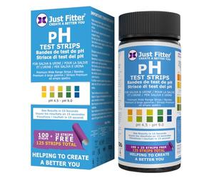 pH Test Strips for Testing Alkaline and Acid Levels in The Body. Track & Monitor Your pH Level Using Saliva and Urine. Get Highly Accurate Results in Seconds. 125 Strips per Bottle (100 + 25 Free).