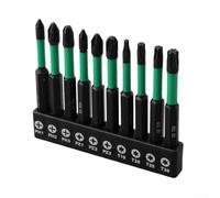 Ph2 Bits Pz1 Drill Steel T20 Having T30 Magnetic Nonslip Cross Screwdriver Ph3 Set T25 Ph1 Sizes 10pcs Alloy Pz3 Batch Head Pz2 Bits