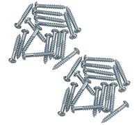 PH2 Dome Headed Phillips Wood Screws 4mm x 25mm Fastener Fixings 32pc