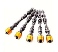 PH2 Hardness 65mm/110mm Double Cross Head Hexagonal Handle Magnetic Electric Screwdriver with Ring Cross Screwdriver Set(65mm)