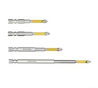 PH2 Magnetic Electric Drill Screwdriver Bit, 50150mm Non Slip Cross Head for Improved Grip and Efficiency (65+70+90+150mm)