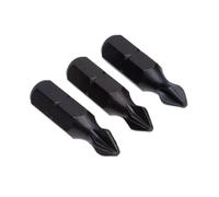 PH3 Drive Bit, Phillips Screwdriver 3mmx25mm, Crosshead Drive Bit, Forged Steel Cruciform Driver, Impact Driver Torsion Bit, 6lobe Hex Shank for Screwdriver Cordles Drill and Impact Tool (3pcs)
