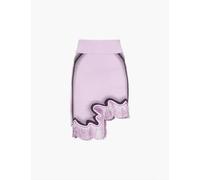 Ph5 Womens Lavender Audrey Fringe-embellished Stretch-recycled-viscose Blend Mini Skirt Xs