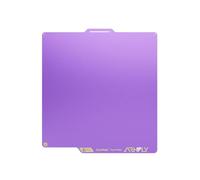 Phaetus Conweb Cool Build Plate 257×257mm for BambuLab P1P/P1S/X1/X1C/A1: Dual Sided Smooth Fine Texture Spring Steel Sheet Keep Printing 720H Saving Energy 42kwh Purple 3D Printer Platform