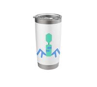 Phage Bacteriophage Therapy Microbiology Stainless Steel Insulated Tumbler