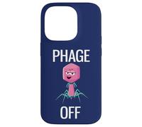 Phage Off Funny Bacteriophage Case for iPhone 14 Pro