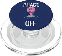Phage Off Funny Bacteriophage PopSockets PopGrip for MagSafe