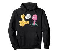 Phage Off Funny Bacteriophage Pullover Hoodie
