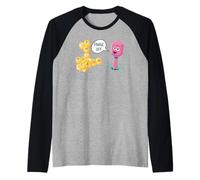 Phage Off Funny Bacteriophage Raglan Baseball Tee