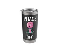 Phage Off Funny Bacteriophage Stainless Steel Insulated Tumbler