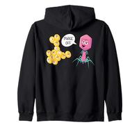 Phage Off Funny Bacteriophage Zip Hoodie