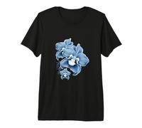 Phalaenopsis Blue Lavender Moths, Orchids, Flower Gardening Premium T-Shirt