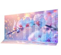 Phalaenopsis Diamond Painting Flowers Small Diamond Art for Adults 40x20cm, DIY Craft Kits for Beginners Crystal Embroidery Canvas Mosaic Paintings for Home Wall Decor, Hobbies for Women Gifts C-639
