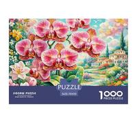 Phalaenopsis Orchid 1000 Piece Jigsaw Puzzle For Adults Challenging Game Stress Relief Puzzle Exercise The Memory of The Brain for The Whole for Women, Gifts for Men 70x50cm/1000pcs