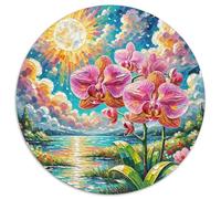 Phalaenopsis Orchid 1000 Piece Jigsaw Puzzle For Adults Family Challenge Toys Stress Relief Puzzle Exercise The Memory of The Brain for Adults And Kids, Age 12 Years Up 1000pcs (67.5x67.5cm)