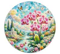 Phalaenopsis Orchid 1000 Piece Jigsaw Puzzle for Adults Flowers Brainteasing Jigsaws Challenge Games Great Gift 1000pcs (67.5x67.5cm)