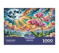 Phalaenopsis Orchid 1000 Pieces Jigsaw Puzzles for Adults Educational Games Beautiful Home Decoration Art Colorful DIY Craft 70x50cm/1000pcs