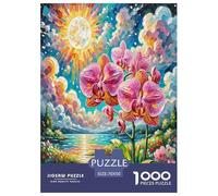 Phalaenopsis Orchid Jigsaw Puzzles Puzzles for Adults Kids. 1000 Piece Whimsical Challenge Toy Educational Games Home Decoration for Educational Games Gifts 70x50cm/1000pcs