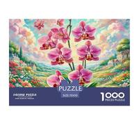 Phalaenopsis Orchid Puzzle 1000 Pieces Adults Relax Fun Educational Activity Smooth Cut Board 70x50cm/1000pcs