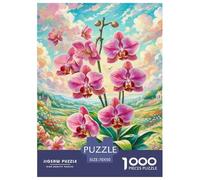 Phalaenopsis Orchid Puzzle 1000 Pieces Adults Teens Creative Mind Relax Hobby Strong Fit Durable Materials 70x50cm/1000pcs
