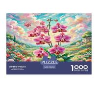 Phalaenopsis Orchid Puzzle 1000Pc Jigsaw Adults Kids Puzzles Suitable for Home Decor Challenging Games Creative Geometric Presents 1000pcs 70x50cm/1000pcs