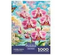 Phalaenopsis Orchid1000 Pieces Jigsaw Puzzles for Adults Family Game FlowerFun And Challenging Home Decors Great Gift Idea70x50cm/1000pcs