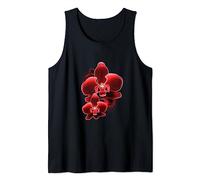 Phalaenopsis Red Orchid Moth Orchids Flower Gardening Tank Top
