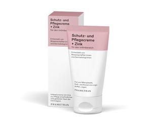 Phametra Protective and Care Cream + Zinc for the External Intimate Area, 50 ml in Airless Dispenser, Medical Intimate Care for Dry, Irritated or Reddened Skin, Dermatologically Tested