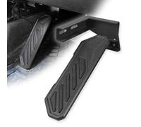 Phamyor Aluminum Anti-Slip Dead Pedal Driver Foot Rest Pad Compatible with 2007-2018 Jeep Wrangler JK JKU, Adjustable Left Side Kick Panel, Black