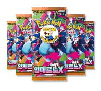 Phantasmal Flames Inferno X Korean 5 Booster Packs | TCYM Authenticated | Korean Pokemon Cards | Pokemon Phantasmal Flames Booster Packs | Pokémon Mega Series