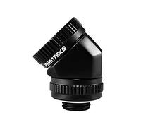 Phanteks 16mm Hard Tube Rotary Fitting 45 Black Cooling PH-RA45_BK16