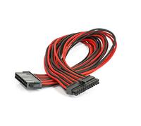 Phanteks 24-Pin ATX Verlängerung 50cm - sleeved schwarz/rot