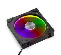 Phanteks D30 140mm DRGB PWM Fan - Black, Superior Cooling Performance, Advanced DRGB Lighting, Silent Operation, Precision PWM Control, Durable and Sl esign