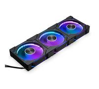 PHANTEKS D30 PWM Reverse Airflow D-RGB Lüfter, 3er Pack - 120mm, schwarz