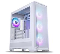 Phanteks Eclipse G400A Mid-Tower PC Case - DRGB, Tempered Glass Panel, High Airflow Design, Tool-Free Installation, Matte White