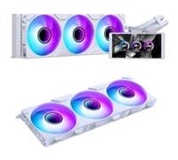 Phanteks Glacier One 360 M25 LCD White RGB All In One CPU Cooler - 360mm + M25 Gen2 120mm Triple Fan Pack