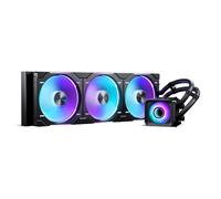 Phanteks GLACIER ONE 360D30 X2 DRGB 360mm AiO Liquid Cooler White - CPU Cooler with D-RGB Lighting, Three 120mm RGB PWM Fans & Aluminium Radiator, VRM Fan