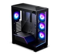 Phanteks NV5X Mid-Tower ATX PC Case, Black | tempered-glass front and side, M25 D-RGB fans, 360mm radiator support, 430mm GPU clearance, USB-C