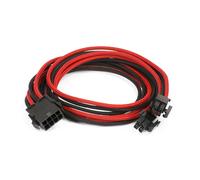 Phanteks 8 to 8 (4+4) Pin M/B Premium Sleeved Extension Cable 19.68" Length, White(PH-CB8P_WT)