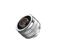 Phanteks PH-STC1610_CR G1/4 thread Soft Tubing Compression Fitting for 16/10mm Soft Tube (5/8'' OD x 3/8 ID'') Viton O-Ring - Chrome