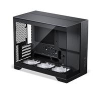 Phanteks XT V3 Micro-ATX PC Case with Dual Tempered Glass Panels, Front PSU Mount, 360mm Radiator Support, Reverse Airflow Fans Included, 430mm GPU Clearance - Black