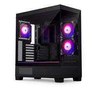 Phanteks XT View ATX Mid-Tower Case - Tempered Glass, Black, High-Performance Cooling, D-RGB Fans, USB-C 3.2 Gen2