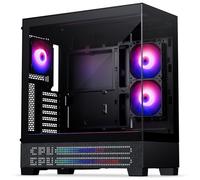 Phanteks XT View ATX Tempered Glass PC Case with LED Matrix DRGB - Charcoal Black
