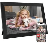Phantom 10.1 Inch WiFi Digital Photo Frame Built in 32GB Memory, 1280x800 IPS LCD Touchscreen, Auto-Rotate and Audio, Quick and Easy Share Photos or Videos via the Frameo App